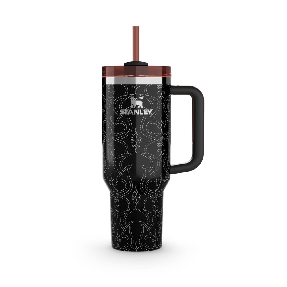 Stanley Quencher H2.0 Tumbler - Black and Gold